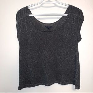 American Eagle Gray Croptop Size Small